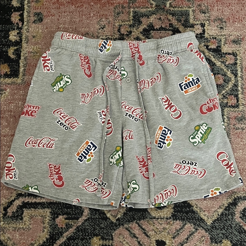 Coca Cola Multicolor Logo Athletic Shorts